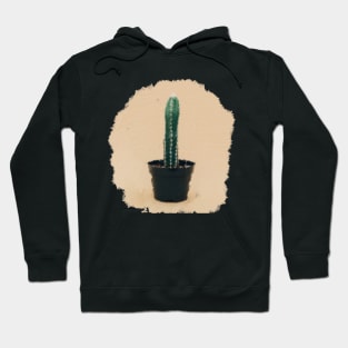 Long chichipe cactus oil painting Hoodie